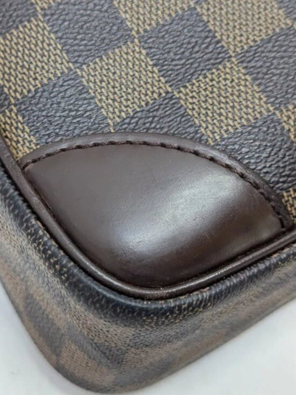 Authentic Louis Vuitton Trocadero 24 Damier Ebene Crossbody Bag Brown Canvas LV - Picture 9 of 15